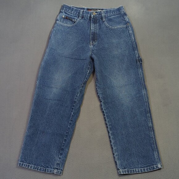 Southpole Jeans Men's 32 Fits 30x27 Blue Baggy Denim Streetwear Carpenter Loop